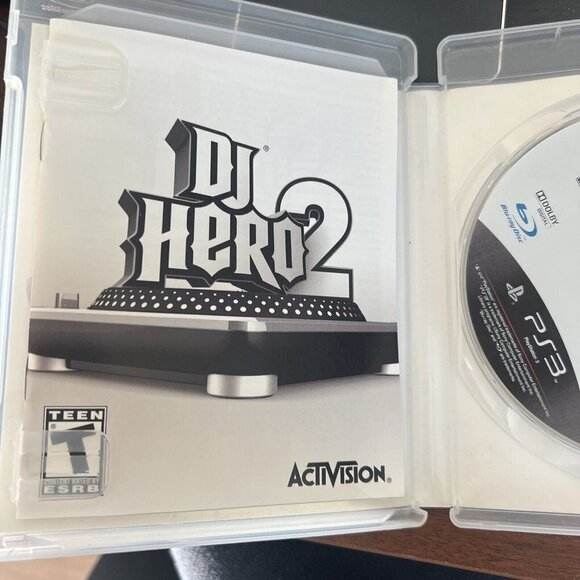 DJ Hero 2 PS3 PlayStation 3 - Complete CIB PS3 MINT DISK Mix Game - Picture 2 of 5